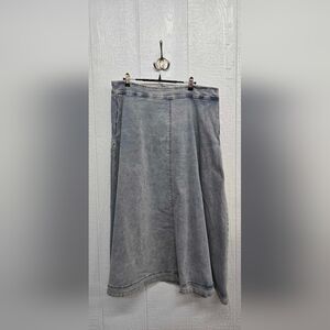 New Polagram Blue Denim Skirt 2X